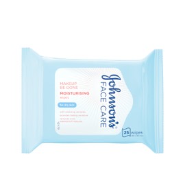 Johnson's Johnson's Face Care Makeup Moisturising Wipes, Pack of 25 Wipes, packaging may vary