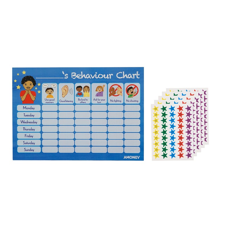 Amonev Behaviour Reward Charts for boys and girls Toddlers Twin