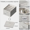 FHSQX 2 Pack Shoe Organizer for Closet,Fits up to 24