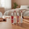 Labial Líquido Con Brillo Mega Glitter Shimmer Kit 3 Pzs