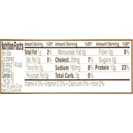 Genova Premium Yellowfin Tuna in Water, Wild Caught, Solid Light, 5 oz. Can (Pack of 12)