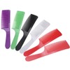 6pcs Barber Shop Curved Haircut Comb Hairdressing Cutting Comb with