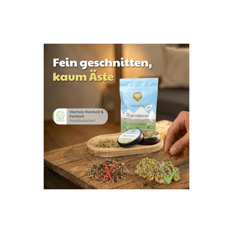 HAZY HERBS Premium Selection Herbal Tea Blend "Alpine Meadow" -