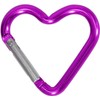 Calsgkspray Aluminum Alloy Heart Shaped Carabiner Clip Keychain Clip Spring