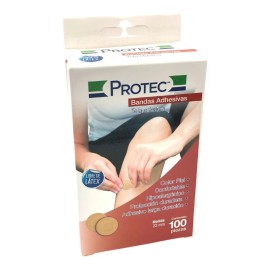 Protec Curitas/bandas Adhesivas Circulares 100 Pzs
