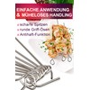 Menz Set of 30 roulade needles, 10 cm, roulade needles,