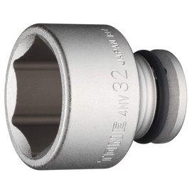 TONE HP4NV-32 Impact Socket 1/2" Drive Angle 0.5 inch (12.7 mm) x Width 1.3 inches (32 mm)