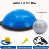 Unbranded 25in Balance Ball, 1600 lbs Half Exercise Ball with