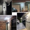 FAISHILAN 2-Pack Dusk-to-Dawn Outdoor Wall Lights – 2-Layer, 1200 LM,