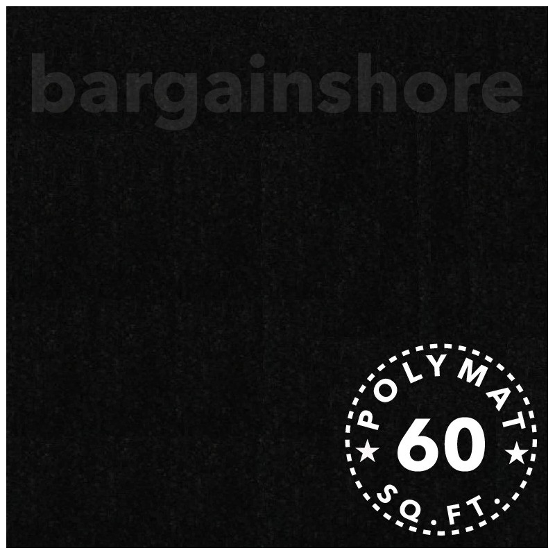 Polymat 16ft x 45" backed BLACK car Speaker Box Custom