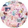 Funimost Cute Axolotl Stickers, Pink Animals Stickers for Kids Teens,
