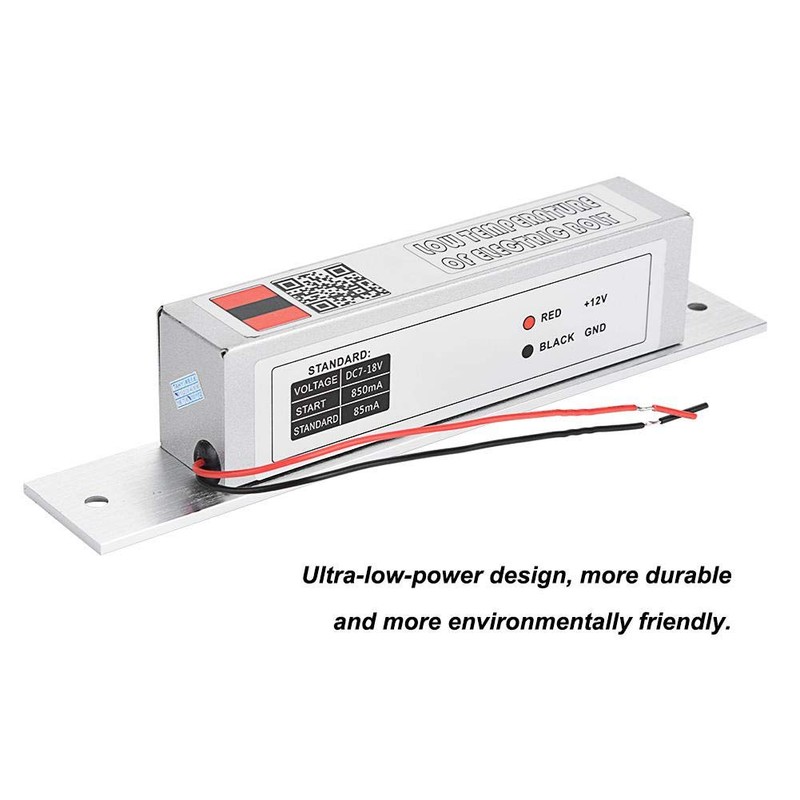 Electric Deadbolt Drop Bolt Lock, Low Temperature Bolt Lock with