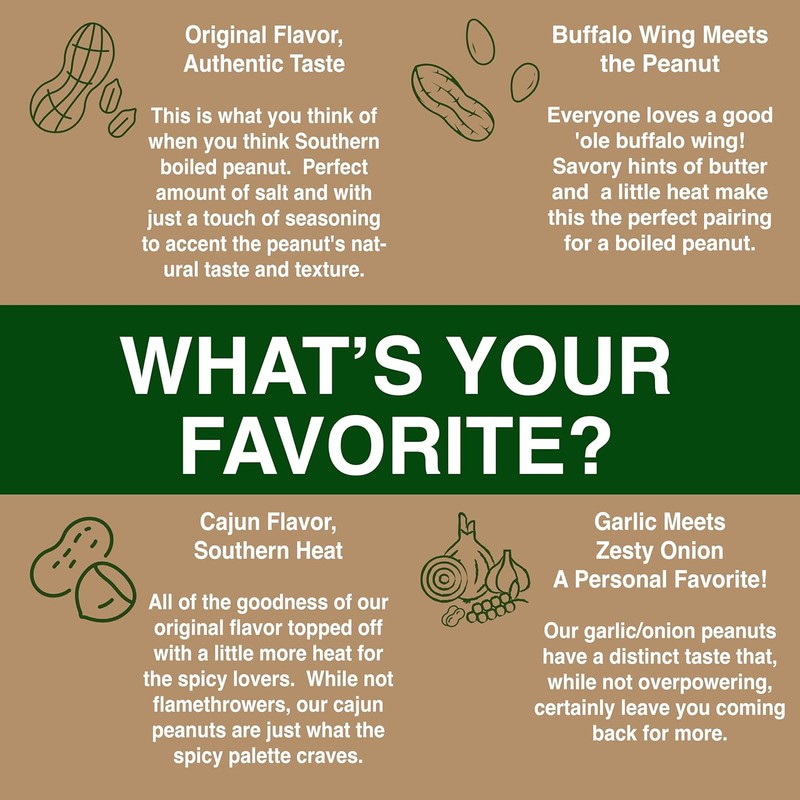 Boiled Peanuts Kit | Contains Premium In Shell Peanuts, Salt,