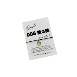 Dog Mom wish bracelet | Dog Mom gift | Gift for a Dog Mom Mother's day gift for a dog mom Present for Mothers day