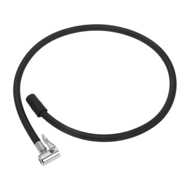Hihaha Reifenfüller Verlängerungsschlauch Luftkompressor Verlängerungsschlauch Adapter Reifenventil für Auto Motorrad Fahrrad Langlebiges Nylon 31,50 Zoll M6x1.0 16mm OD Schwarz