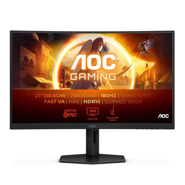 AOC CQ27G4X 27" 16:9 WQHD 180Hz Curved VA WLED HDR