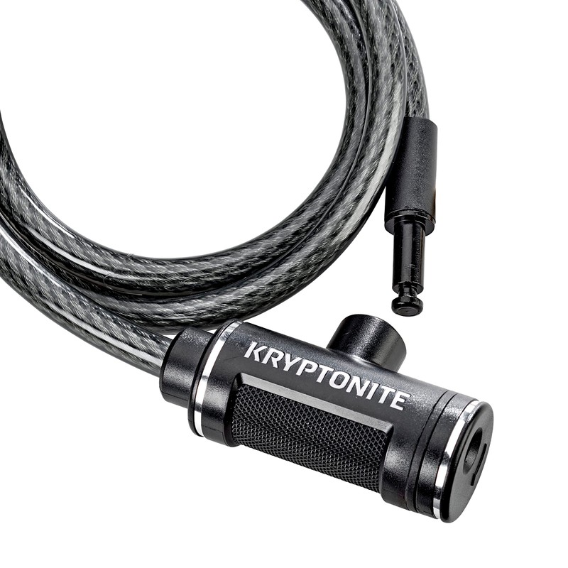 Kryptonite Bike Lock Cable, 6ft. x 12mm Braided Steel Cable