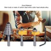 Router Bit 1/4in Shank Multi Grooved with 6Pcs Bearing 1/8in