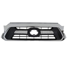 Parts N Go Chrome Black Front Grille For 2012-2015 Tacoma TO1200351 5310004491