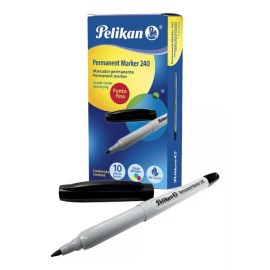 Pelikan 10 Marcadores Permanentes Punta Fina Pelikan Marker 240