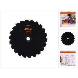 Stihl 40007134202 Circular Saw Blade Chisel Tooth High Performance for Brush Cutters