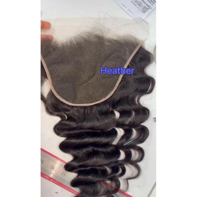 HD 4x4 Closure Burmese Curly 5x5 Burmese Curly Closure 2