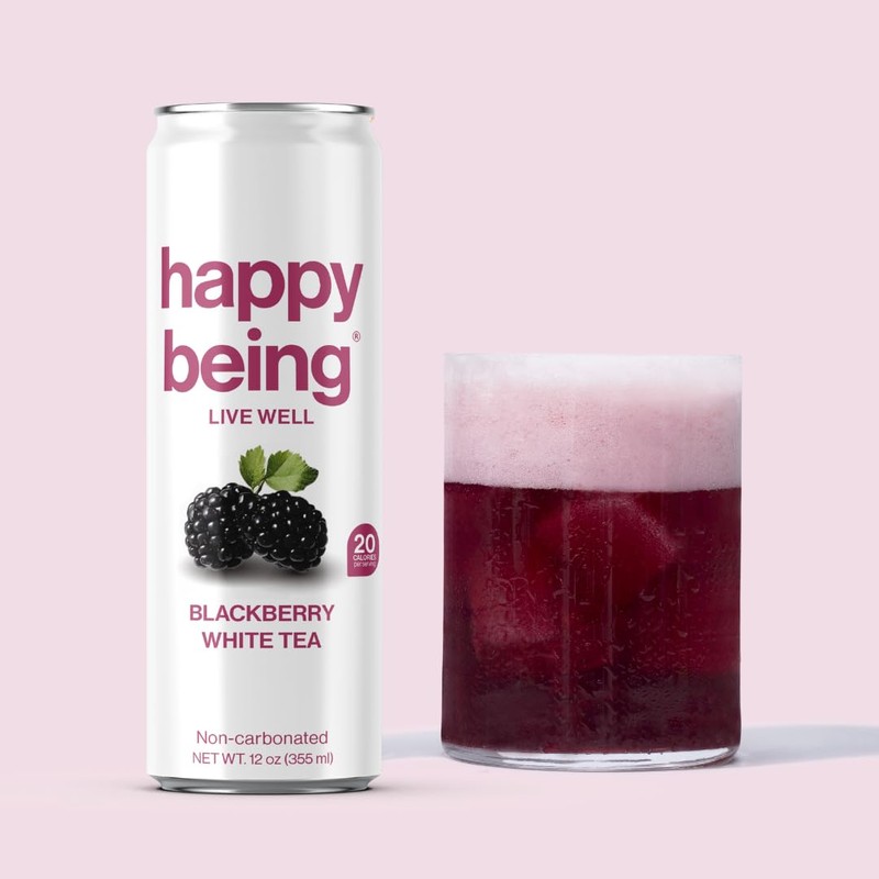 Happy Being Sparkling Nutrient-Rich Sampler Pack White Tea – Infused