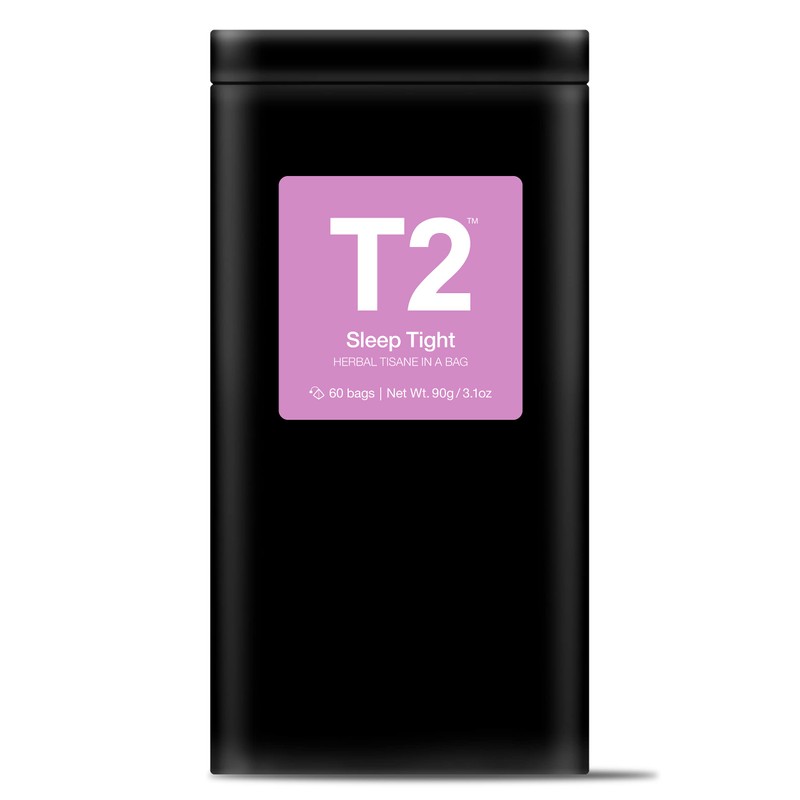 T2 Tea Sleep Tight 60 Tea Bags Tin - Supports