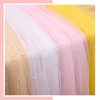4pcs Pearl Table Runner Spring Summer Rustic Boho 10ft Tulle