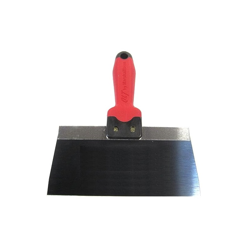 QLT SOFT GRIP Taping Knives, Blue Steel, 8 Inch, BSTK8