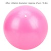 QANYEGN 25cm Heavy Duty Yoga Exercise Ball, 3 Colors Pilates