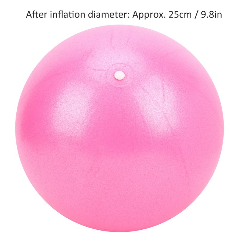 QANYEGN 25cm Heavy Duty Yoga Exercise Ball, 3 Colors Pilates