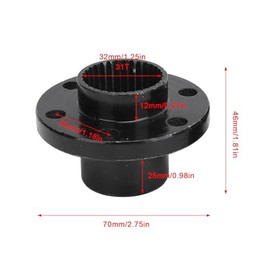 Fijación del Piñón de Cadena del Adaptador del Eje del Freno del Eje Trasero para el Kart de ATV Go