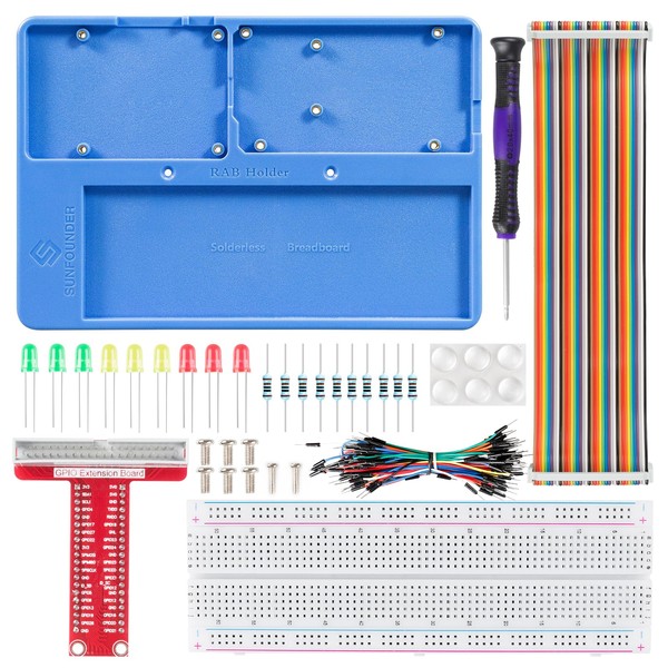 SunFounder RAB Holder Breadboard Kit for Raspberry Pi Compatible with