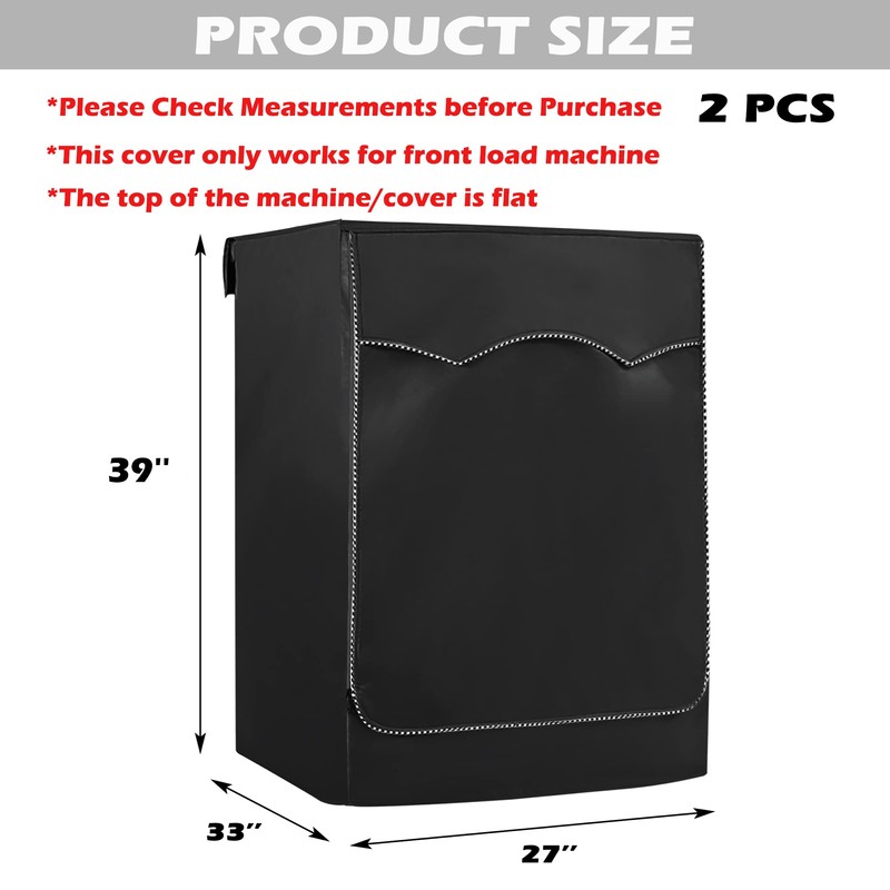 Royxen 2 Pack Washer and Dryer Covers, 2024 Newest Model