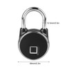 Smart Fingerprint Padlock Sensitive 20 Sets Large Storage Capacity Keyless