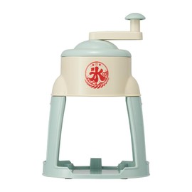 Doshisha Hand Moving Ice Cube Maker Compact Storage Ice Cup with Lid (Medium) with Brush Ice Green