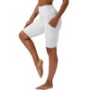 Kaleilo High Waist Yoga Shorts for Women Tummy Control Fitness