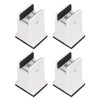 Heavy Duty Adjustable Furniture Risers, 4pcs Set with Screw Clamp,
