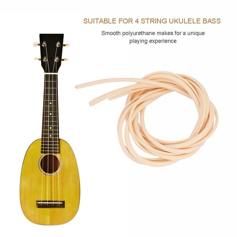 4 PCS Ukulele Bass Strings Set 5mm 4mm 3mm 2.5mm