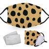 Leopard Print - Reusable Adult Face Masks - 2 Filters