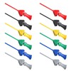 Cleqee 12PCS SMD IC Test Hook Clip 6 Colours for