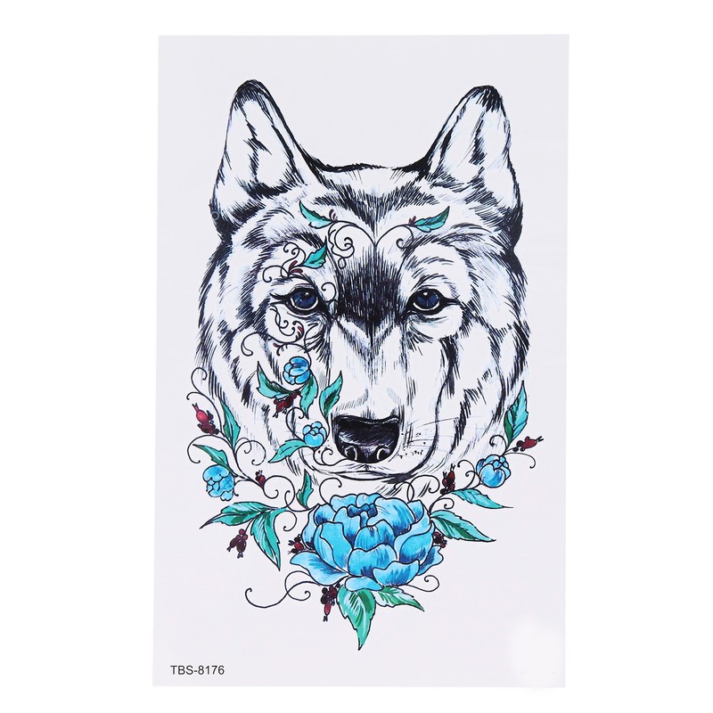 8 Sheets Full Sleeve Temporary Tattoos Stickers Watrproof 8 Sheets