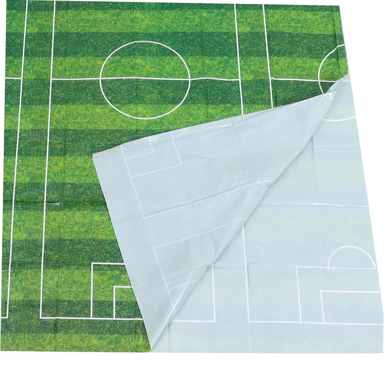 Abaodam 2pcs Soccer Tablecloths for Birthday Party Decoration Table Covers