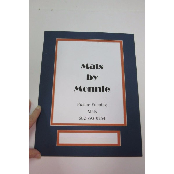 Unbranded Picture Frame Double Mat 11x14 for 8x10 6x1 signature