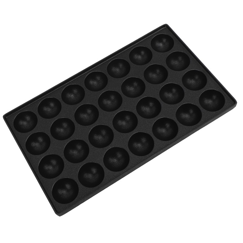 28 Holes Takoyaki Maker Octopus Meatballs Baking Tray Nonstick Kitchen