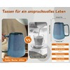 Large Ceramic Coffee Cups, 24 oz / 700 ml Extra