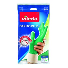 Vileda 665 Soft and Gentle Rubber Gloves, 4 pairs