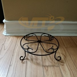 MTB Plant Stand 10 inch Black Potted Plant Stand, Flower Pot Rack Holder, 1 Pack