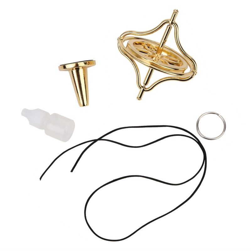 Alloy Gyroscope Stress Relief Toy Adult for Overcoming (Gold)